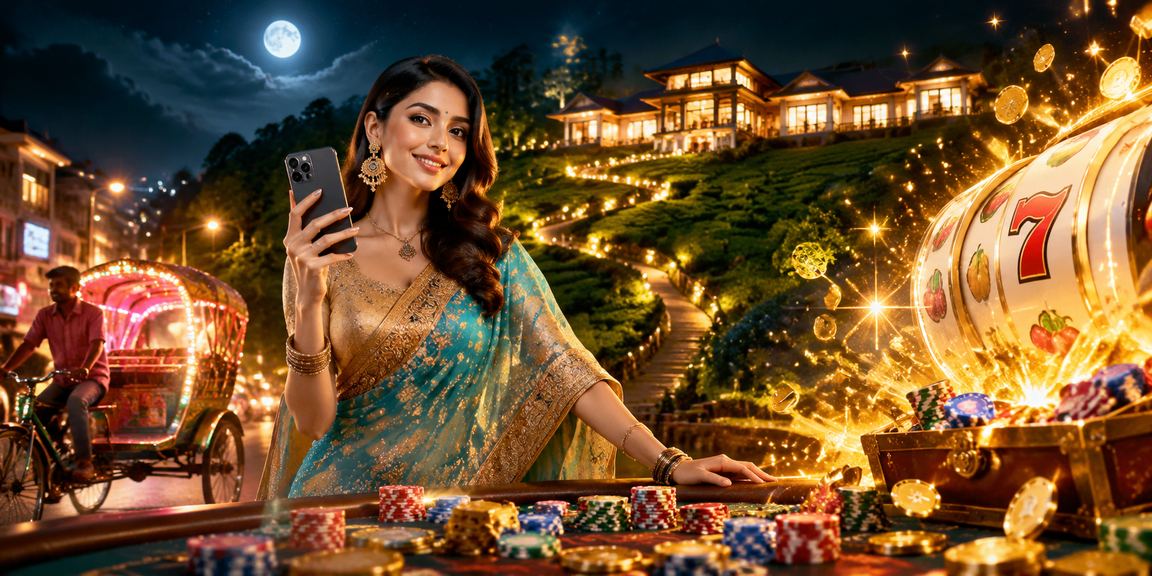 ঢাকায় মোবাইলে স্লট গেম খেলছেন একজন ব্যবহারকারী